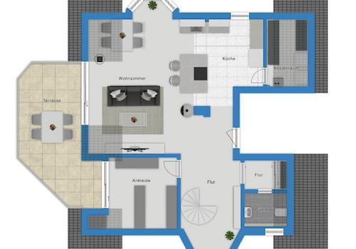 Grundriss Dachgeschoss