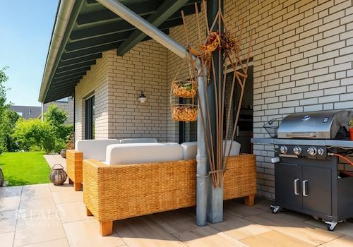 Terrasse an der Küche