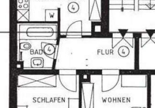 Grundriss WE 4