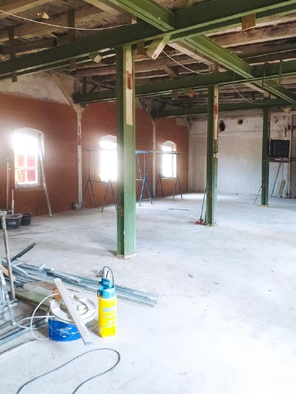 Innenansicht in Sanierung