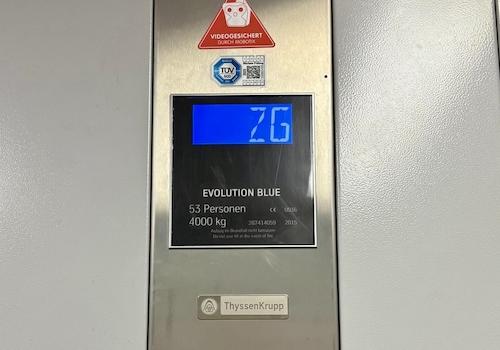 Lastenaufzug Tragkraft
