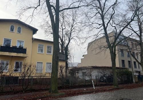 Straßenansicht Baulücke