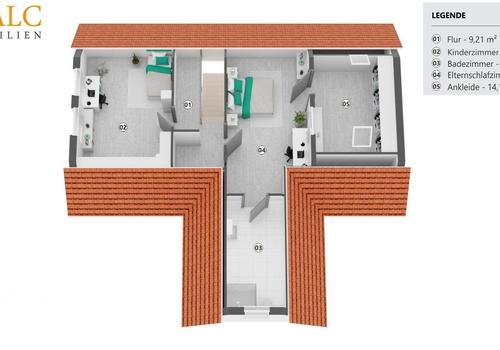 Grundriss - Obergeschoss