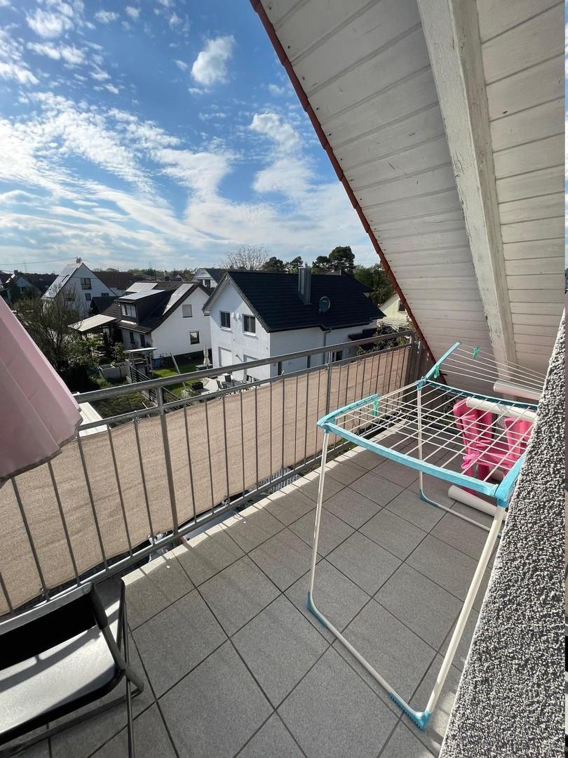 Blick vom Balkon