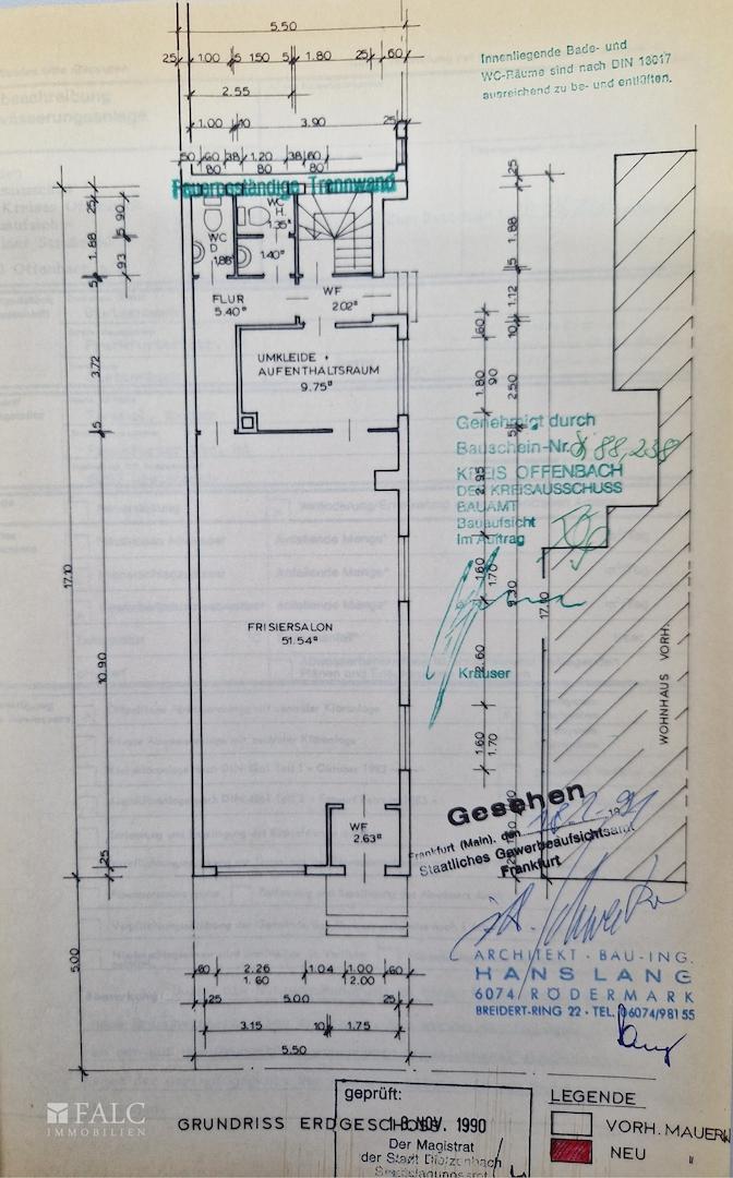Grundriss-Gewerbeeinheit