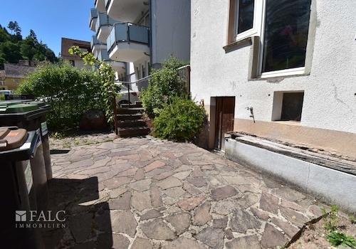 Terrasse vor dem Haus