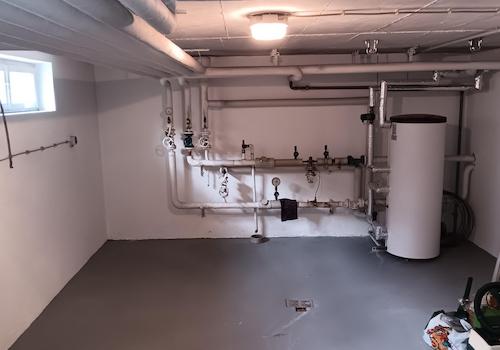 Keller mit Heizungstechnik