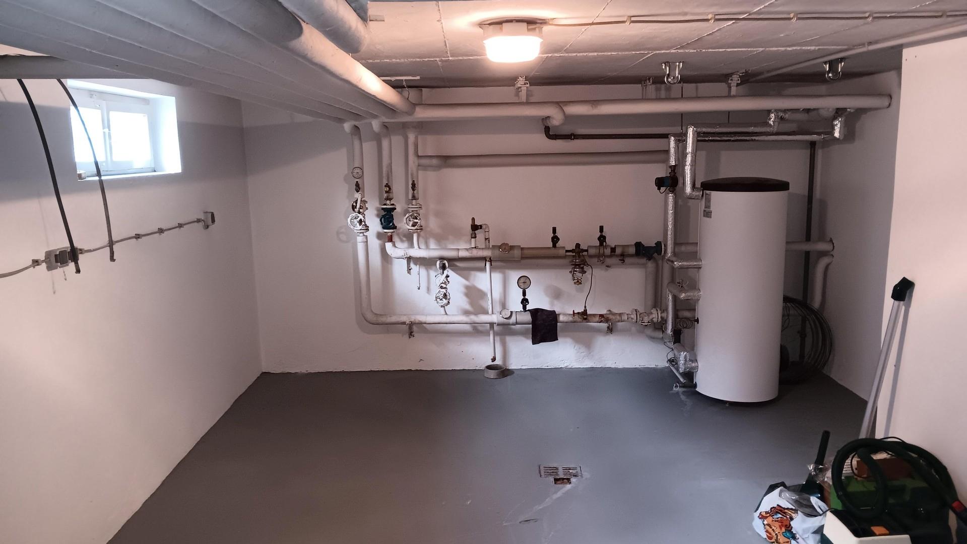 Keller mit Heizungstechnik