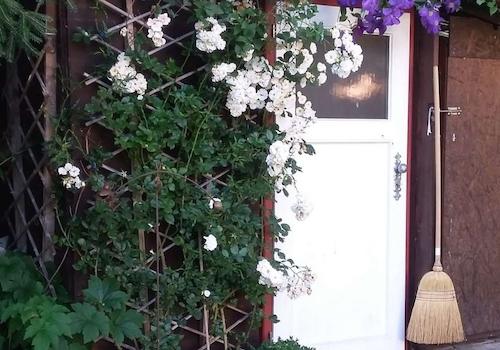 Gartenhaus im Sommer