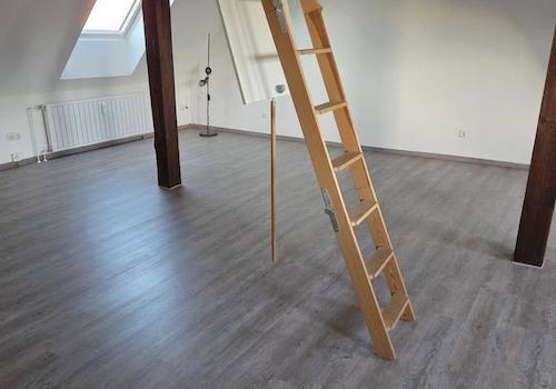 Wohnzimmer vom Flur aus