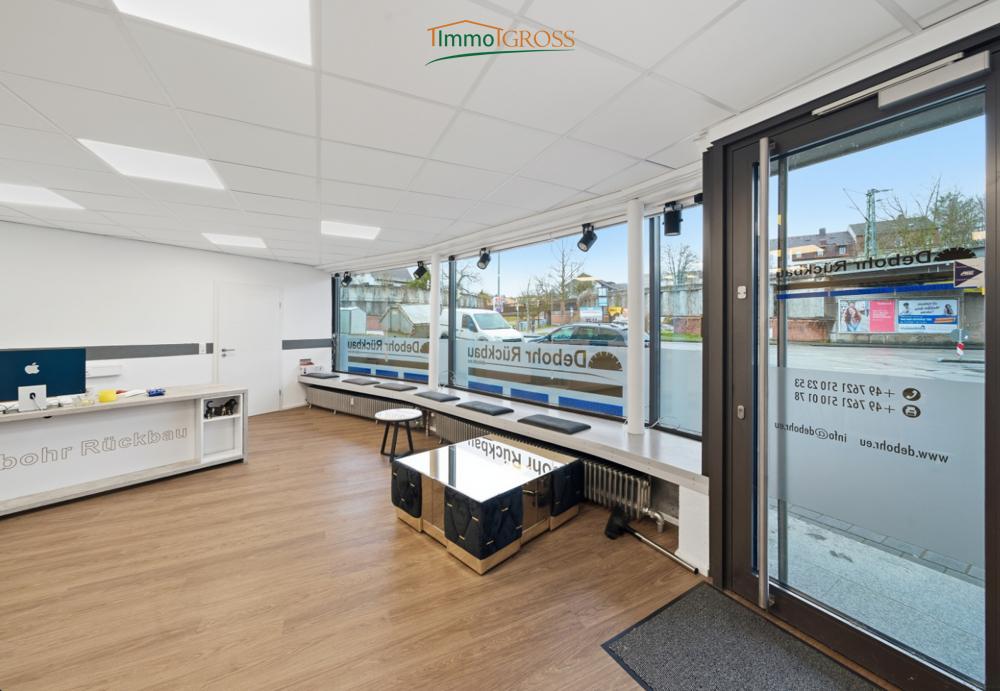 Eingang und Schaufenster