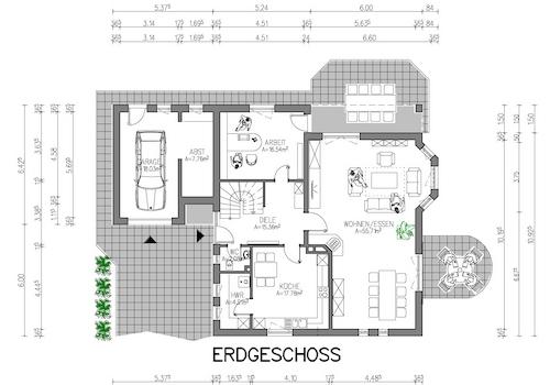 Grundriss Erdgeschoss