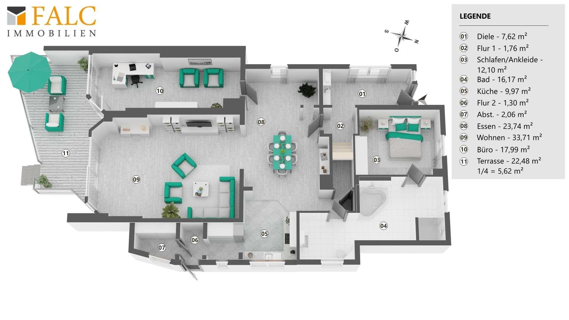 Grundriss - Erdgeschoss