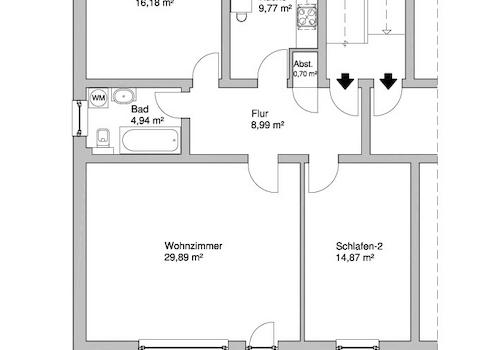 Erdgeschoss - Grundriss