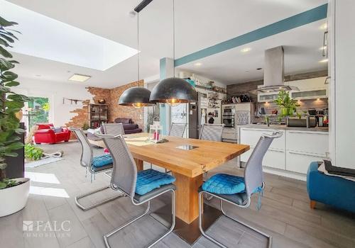 offener Wohn- Essbereich