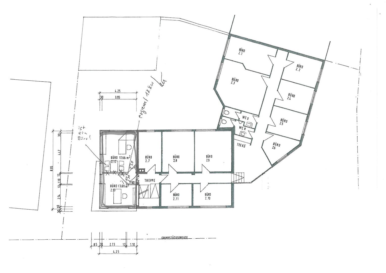 Grundriss Obergeschoss