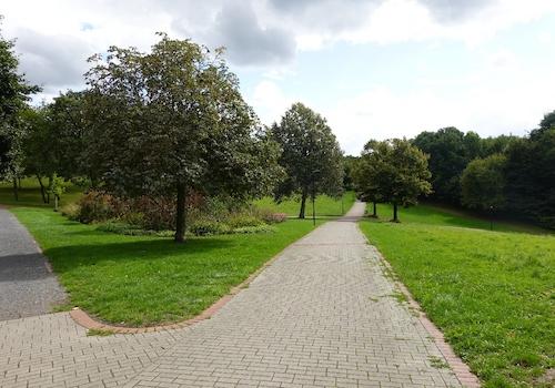 Nur wenige Schritte entfernt