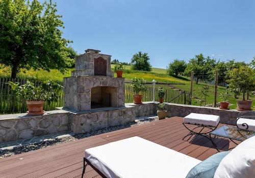 Offener Kamin Terrasse