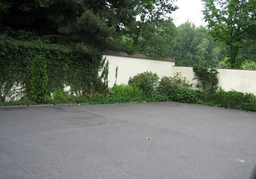 Eigener Parkplatz befestigt