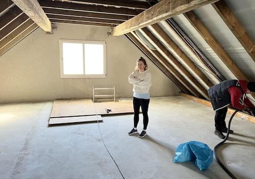 Ausbaufläche Dachgeschoss