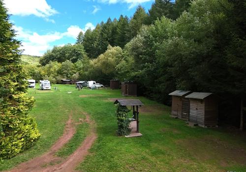 Südlicher Bereich des Campingplatzes