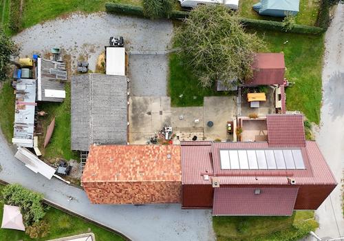 Draufsicht Hauptgebäude