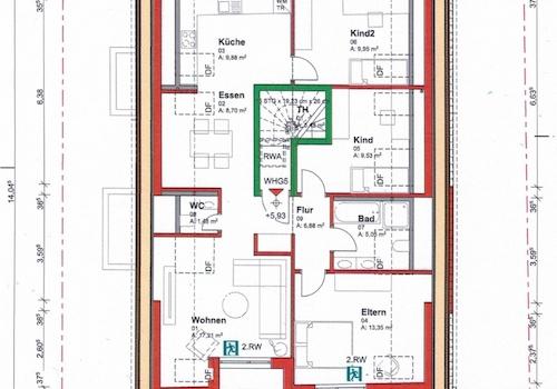 Grundriss Dachgeschoss