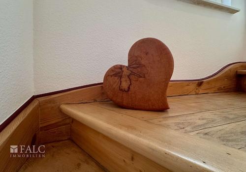 Treppe zum Dachgeschoss