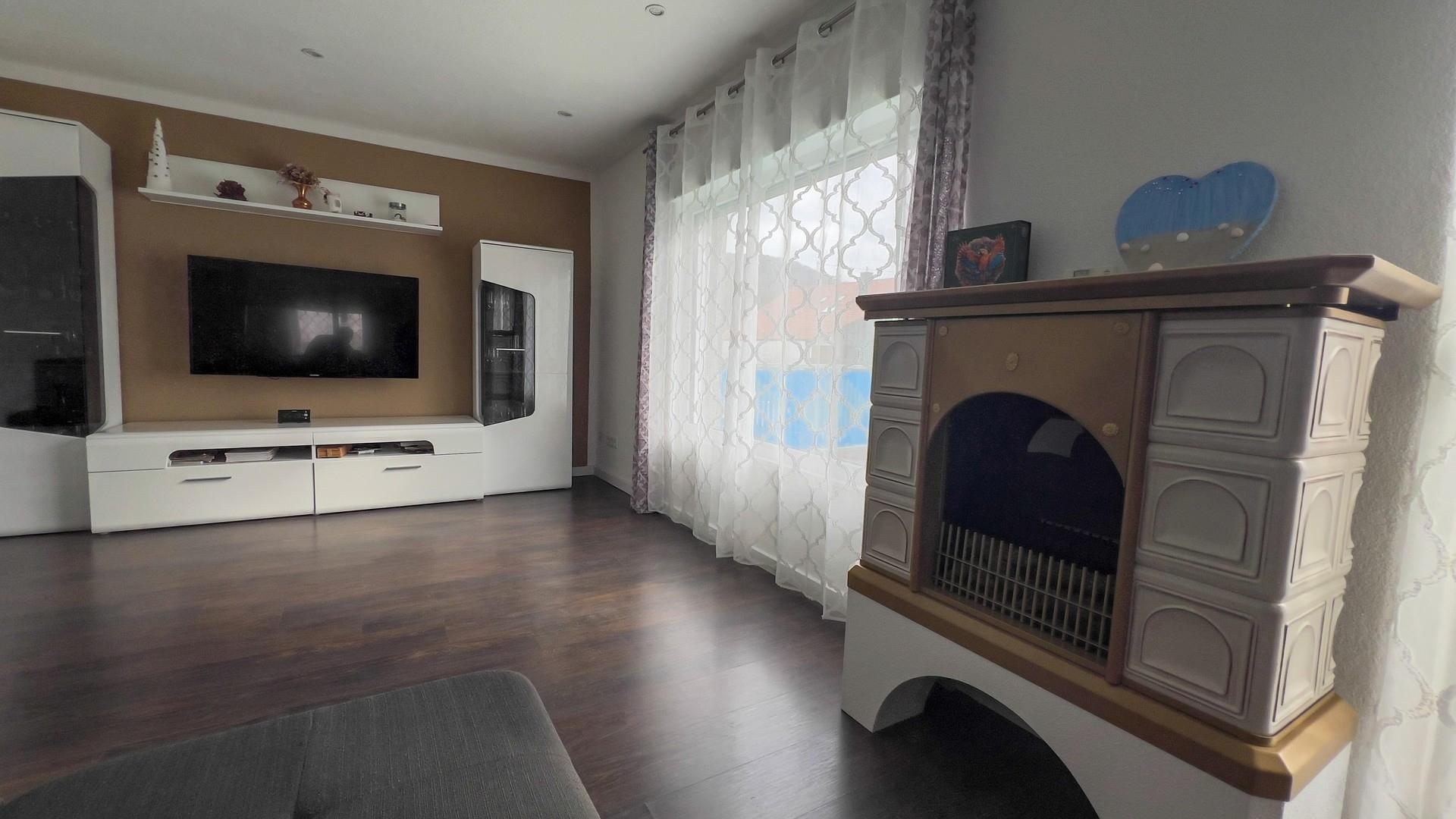 Wohnen, Aussicht zum Balkon