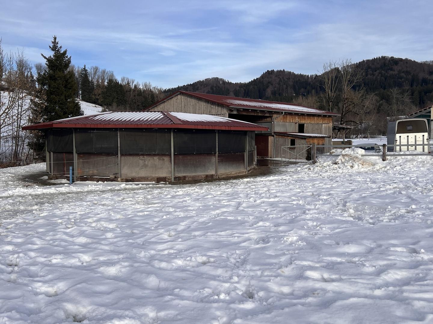 Führmaschine überdacht