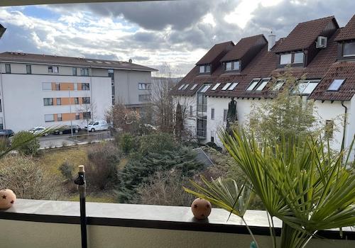 Aussicht vom Balkon