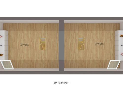 Spitzboden (Ausbau optional)