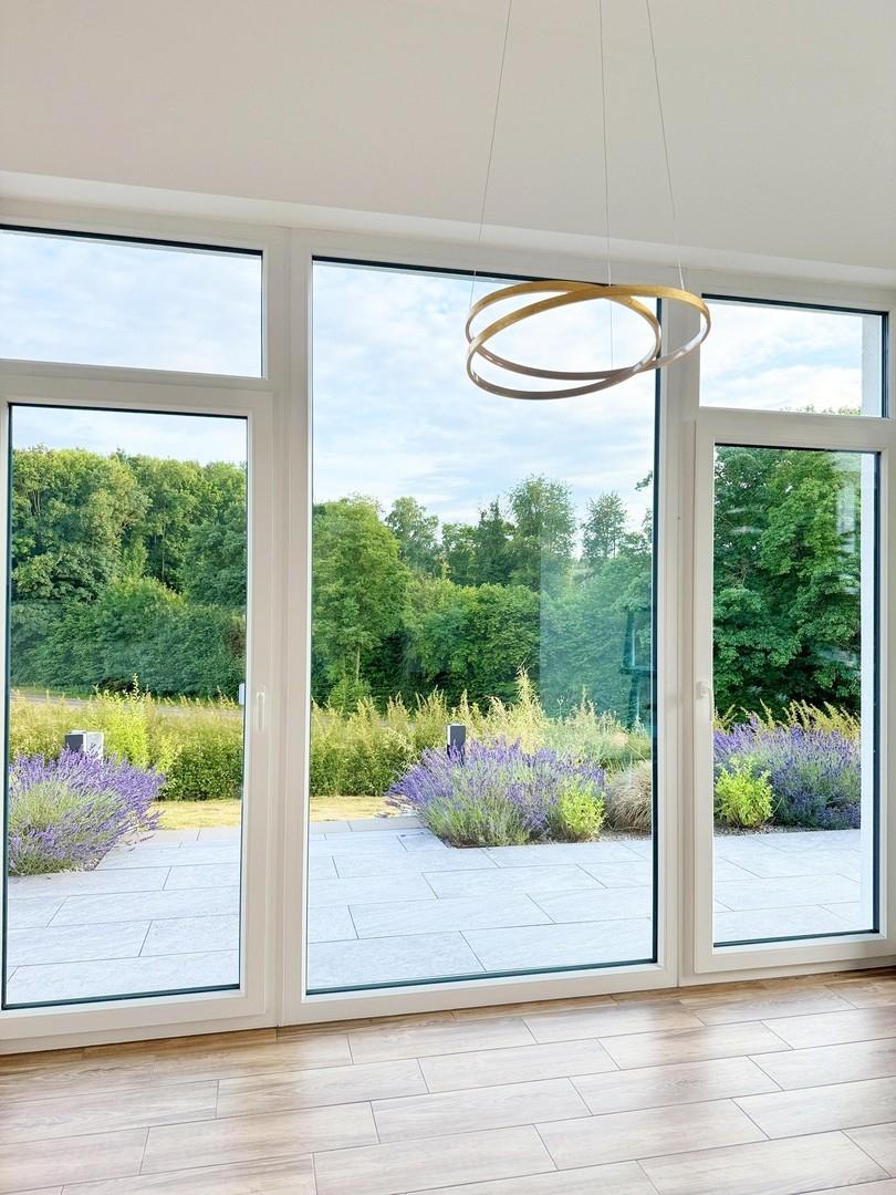 Blick aus dem Wohnzimmer