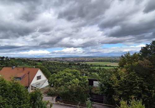 Aussicht vom Balkon