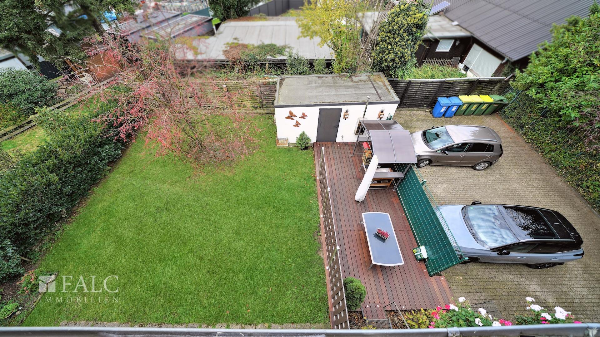 Blick auf den Garten