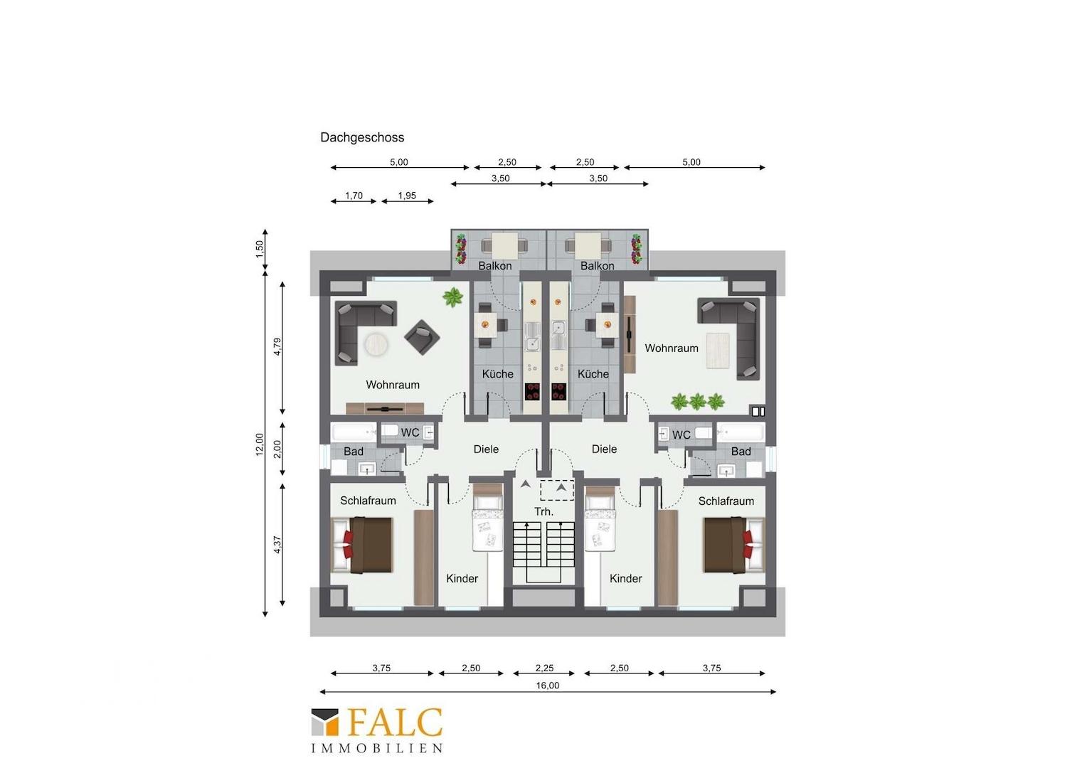 Dachgeschoss - Haus Nr. 45