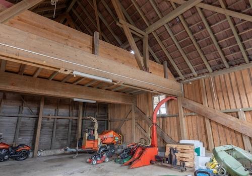 Schuppenabteil innen