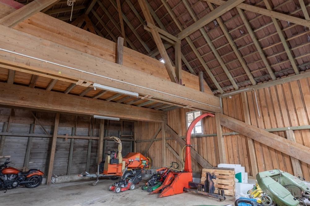 Schuppenabteil innen