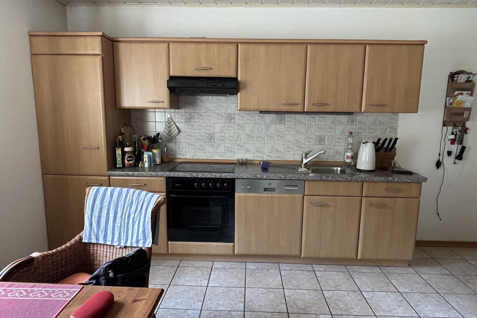 Küche in der Einliegerwohnung