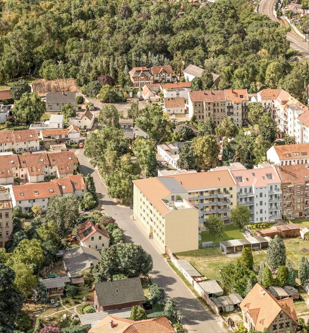 Luftbild mit Umgebung