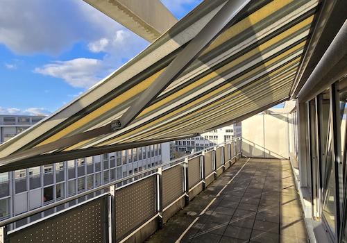 Blick von der PenthouseWohnung auf Dresden