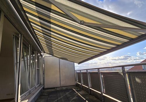 Blick von der PenthouseWohnung auf Dresden