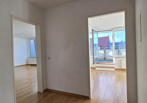 Blick von der PenthouseWohnung auf Dresden