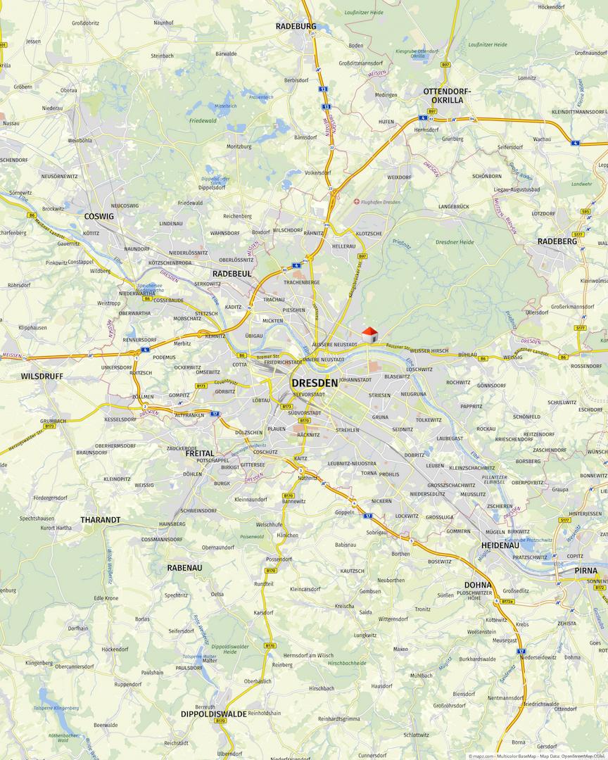 Lageplan - regional