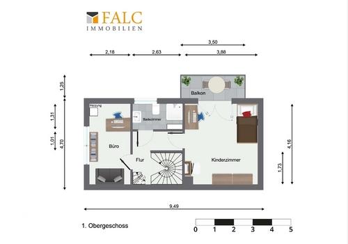 Grundriss 1.Obergeschoss