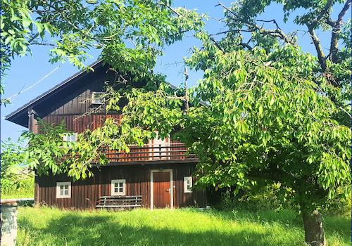 Das Haus mit zauberhaftem Obst- und Baumbestand