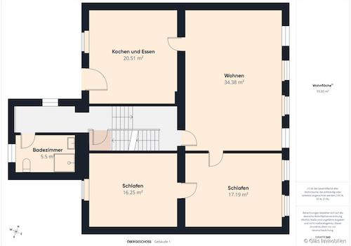 Grundriss Obergeschoss