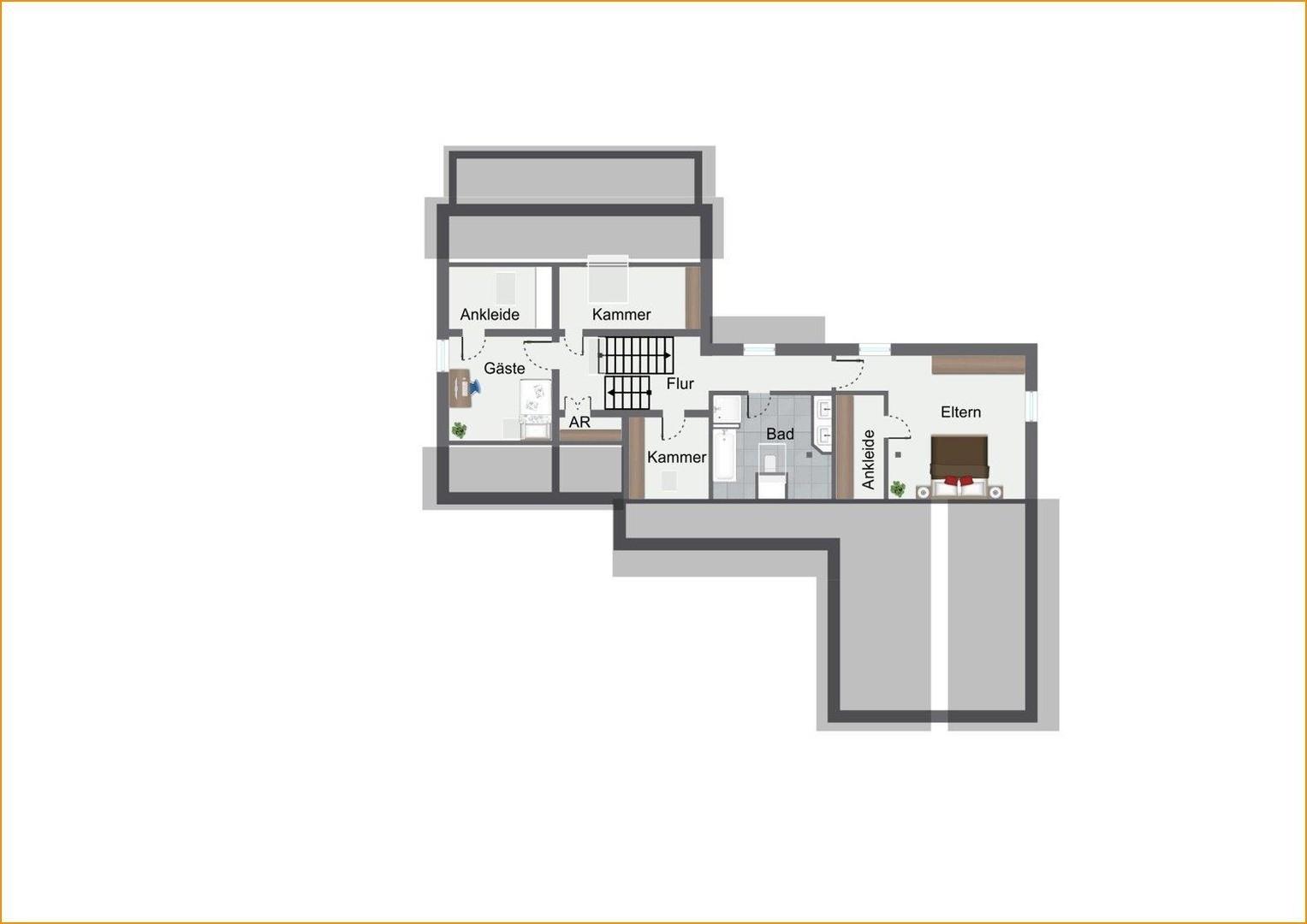 Grundriss Obergeschoss