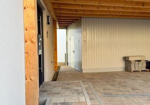 Carport mit Abstellbox