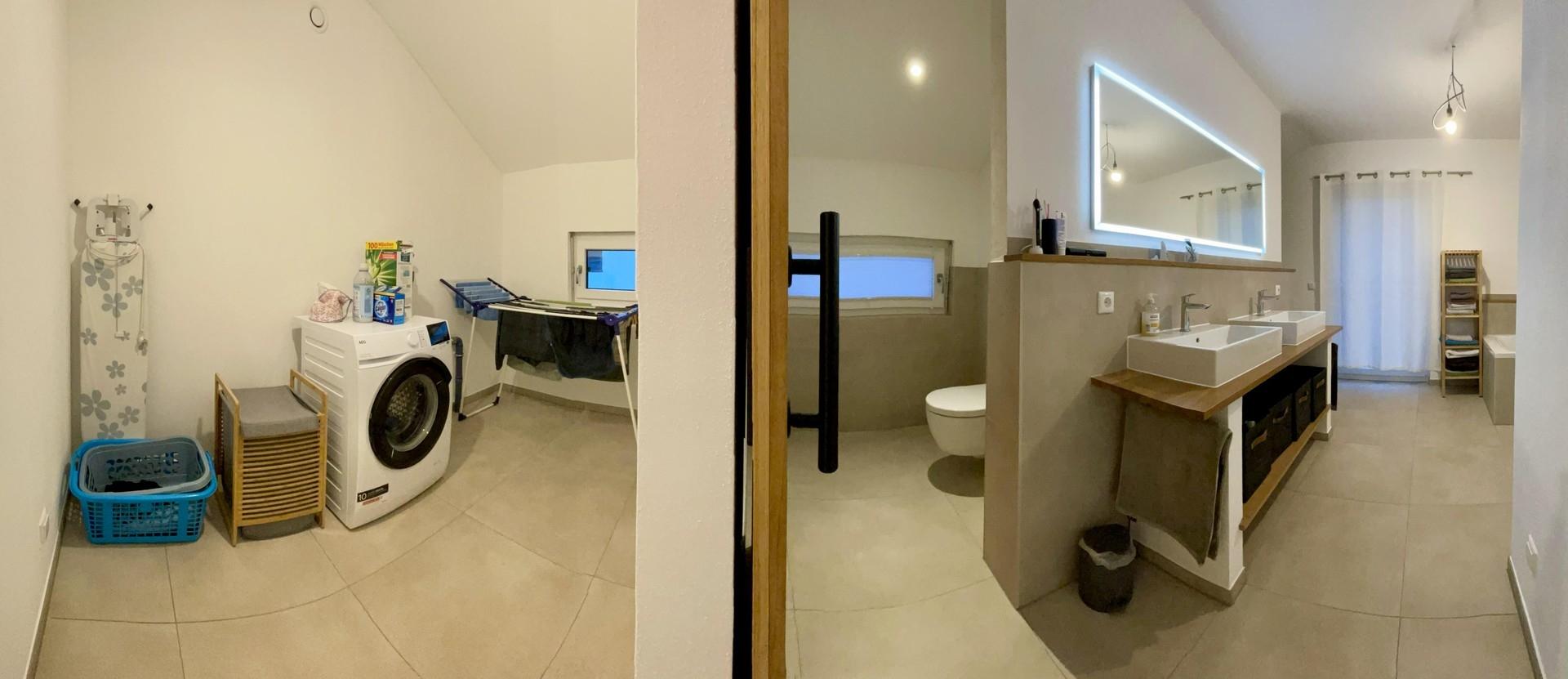 Bad OG und Hauswirtschaftsraum